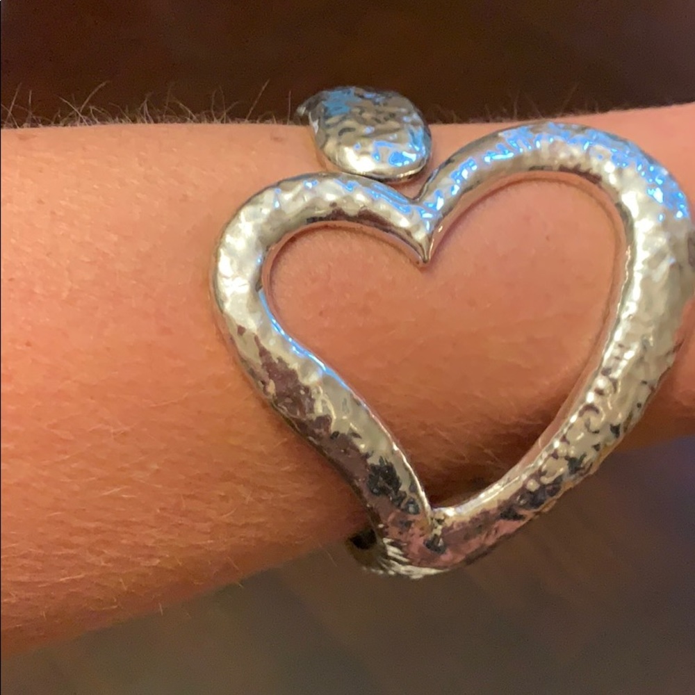 Heart cuff bracelet